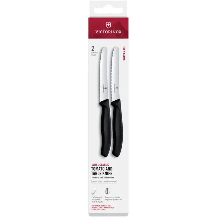 Victorinox tomaattiveitsi 11 cm 2 kpl musta