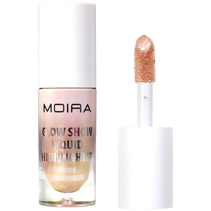 MOIRA Glow Show Liquid Highlighter 003 Champagne Delight nestemäinen korostusväri 4,3g