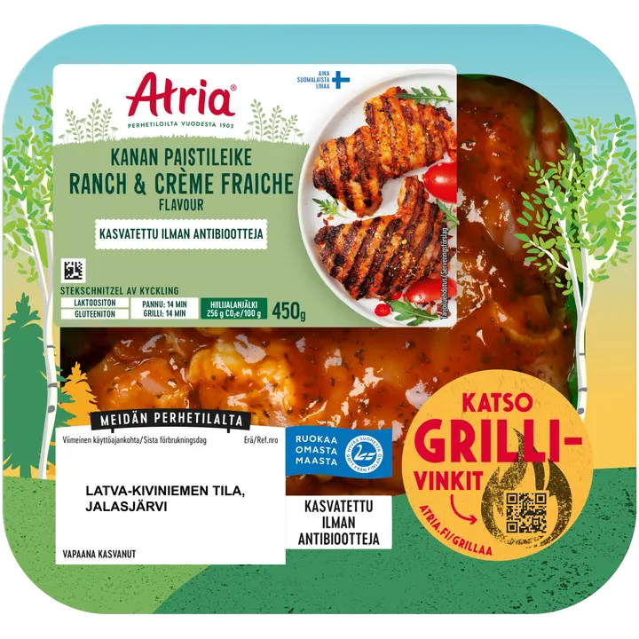 Atria Kanan Paistileike Ranch & Crème Fraiche Flavour 450g