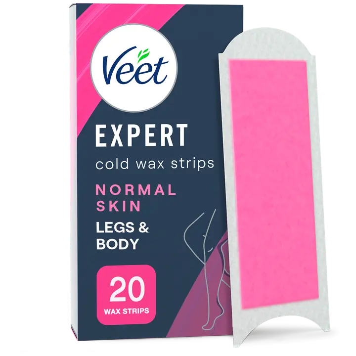 Veet Expert Kylmävahaliuskat Vartalo&jalat normaalin iho 20kpl