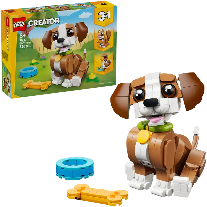 LEGO® LEGO Creator 31382 Söpöt eläimet: Leikkisä koiranpentu