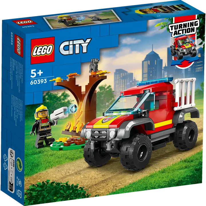 LEGO City Fire 60393 - Palokunnan nelivetoauto