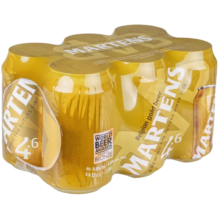MARTENS Gold Lager 6 x 33cl 4,6% tlk olut
