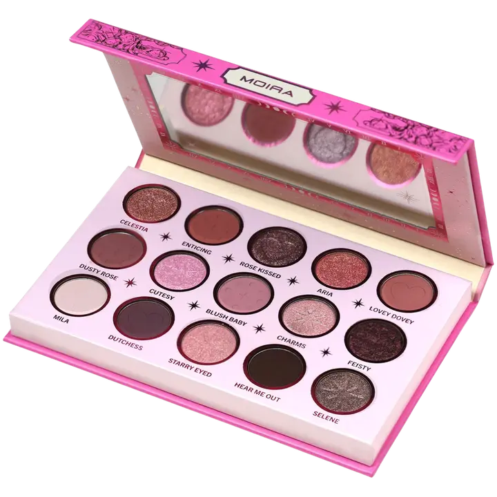 MOIRA Cosmetics Lover's Starlight Eyeshadow Palette -luomiväripaletti