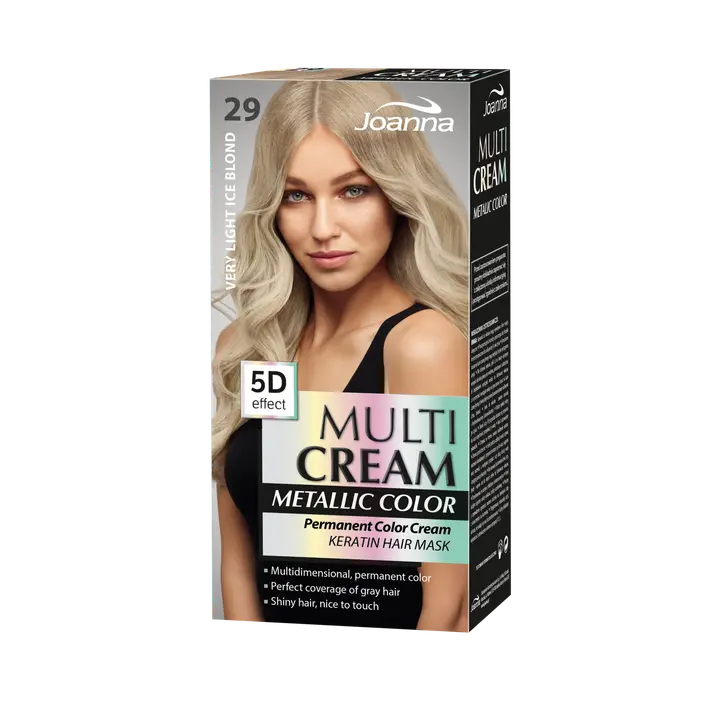 Joanna Multi Cream Metallic Color Ice Brown 29 hiusväri