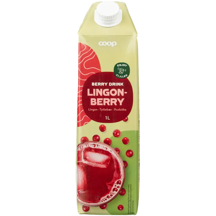 Coop puolukkamehujuoma 1 l