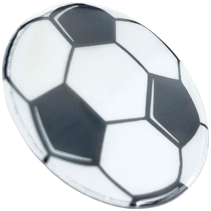 Heijastava tekstiilitarra Jalkapallo esim. reppuihin ja tekstiileihin.