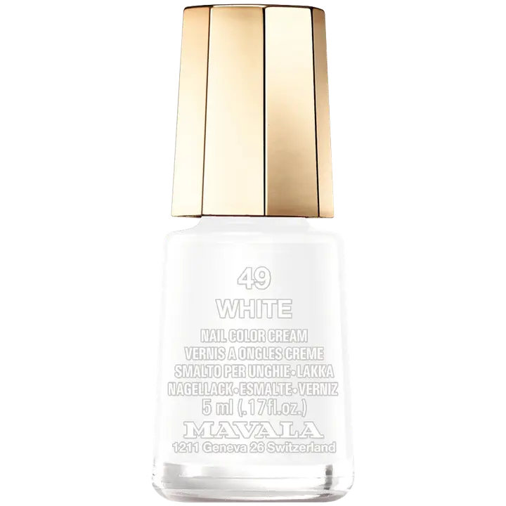 Mavala 5ml Nail Polish 49 White kynsilakka