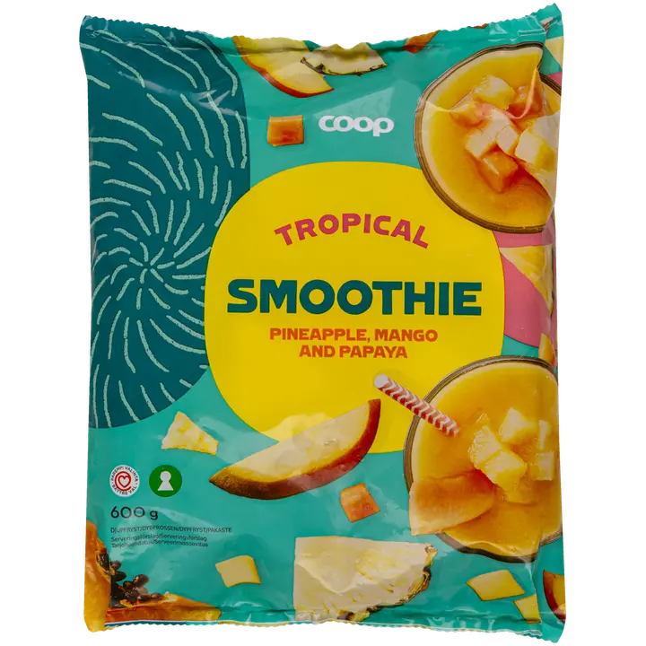 Coop smoothiesekoitus tropical 600 g pakaste