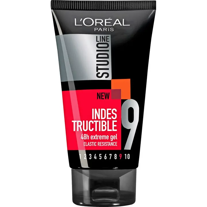 L'Oréal Paris Studio Line Indestructible Gel 48h Extreme Gel ultravoimakas hiusgeeli, 9/10 150ml