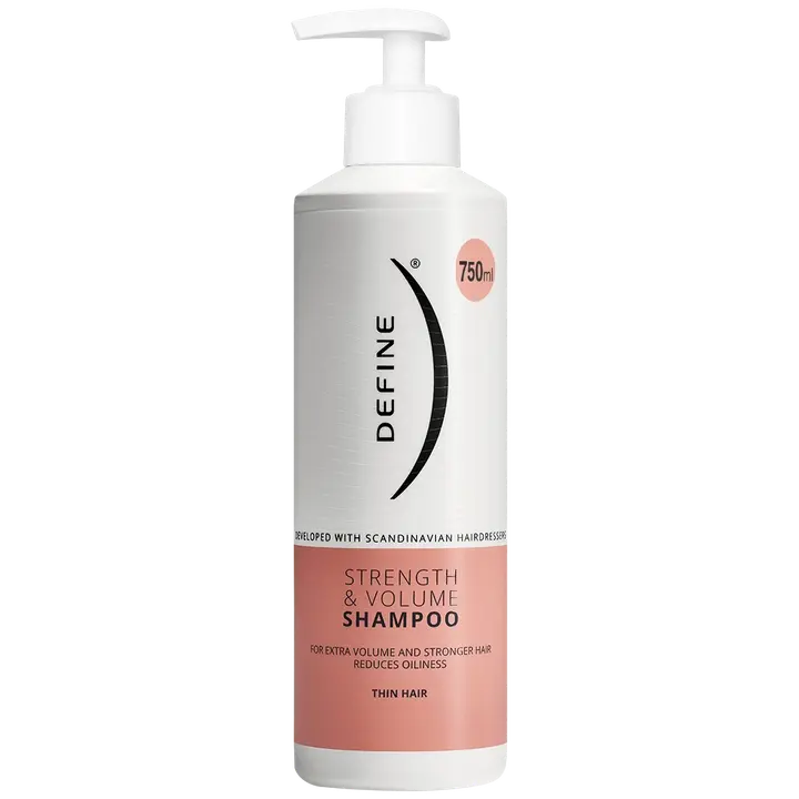 Define Strength & Volume shampoo hennoille hiuksille 750ml