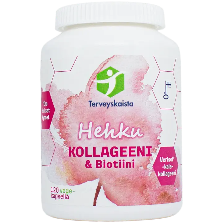 Terveyskaista Hehku Kollageeni & Biotiini 120 kaps.