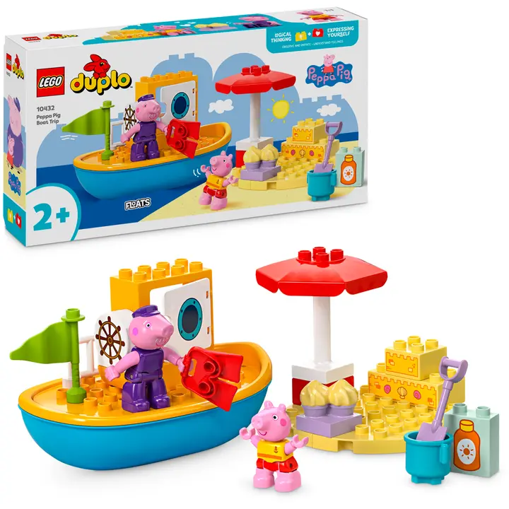 LEGO® DUPLO Peppa Pig 10432 Pipsa Possun veneretki