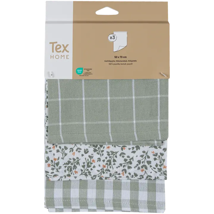 Tex Home keittiöpyyhe Under tree 3 kpl