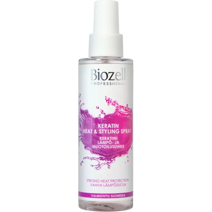 Biozell Professional Keratiini Lämpö- ja muotoilusuihke 150ml