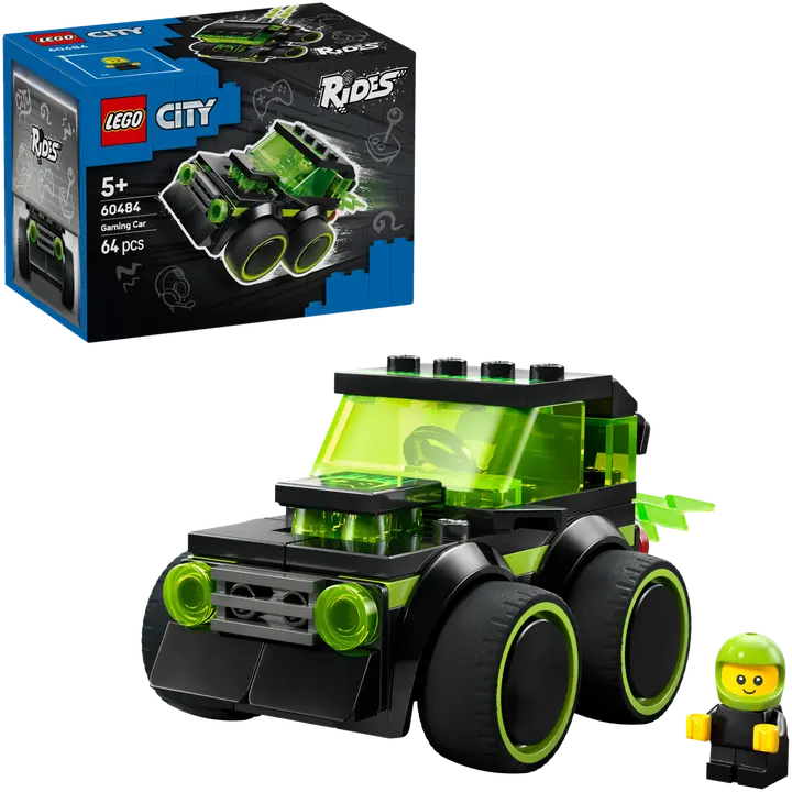 LEGO® City Brick Rides 60484 Menopelit – Pelikilpa-auto