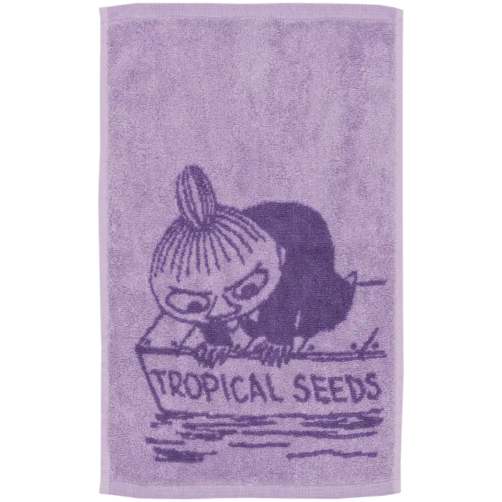 Moomin Arabia Muumi käsipyyhe 30x50 Pikku Myy liila GOTS