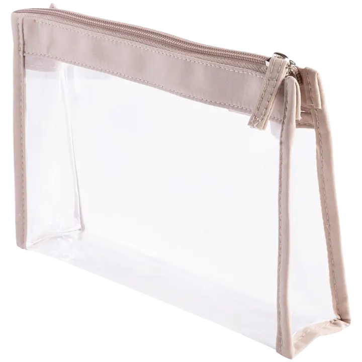 Cailap Kosmetiikkalaukku kirkas/beige, TPU