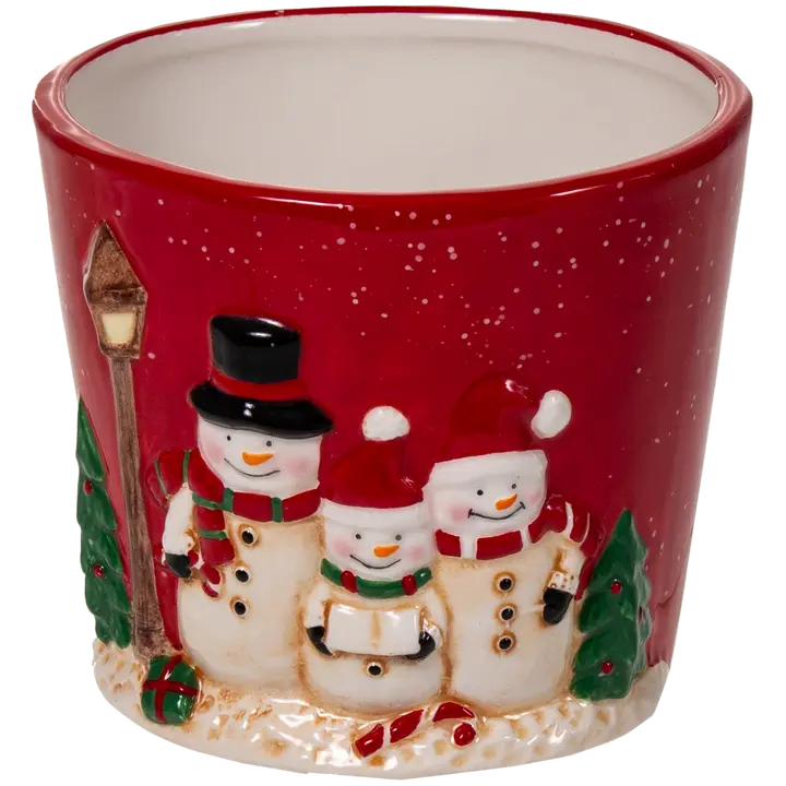 AmandaB ruukku Lumiukko Ø 13 cm punainen