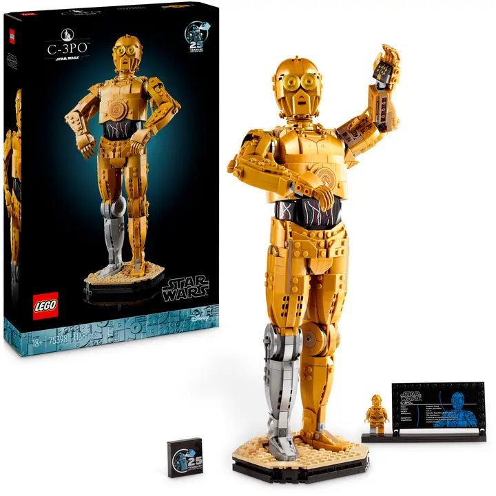 LEGO® Star Wars™ 75398 - C-3PO™ rakennettava droidihahmo