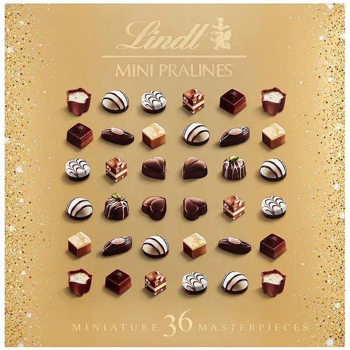 Lindt MINI PRALINES valikoima minikonvehteja 180g