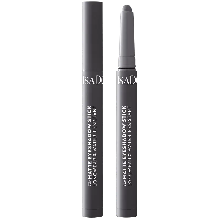 Isadora The Matte Eyeshadow Stick Longwear & Water-Resistant luomiväripuikko 64 Smoky Grey 1,2 g