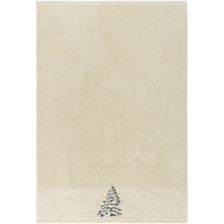 House käsipyyhe Xmas tree 50x70 cm beige