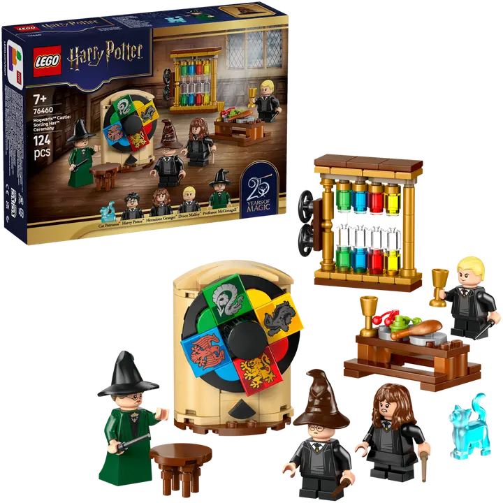 LEGO® Harry Potter TM 76460 Tylypahkan linna: Lajitteluhattuseremonia