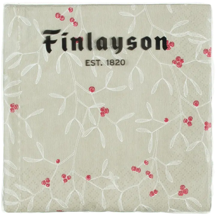 Finlayson Misteli hiekka lautasliina 20kpl/33cm