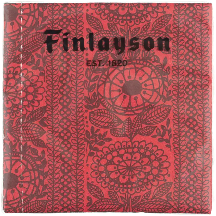 Finlayson Taimi punainen lautasliina 20kpl/24cm