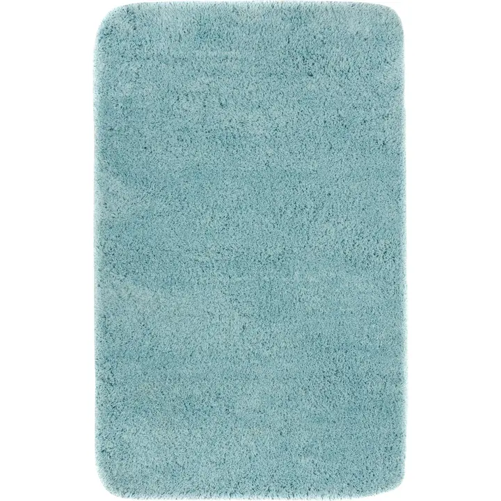 House kylpyhuoneenmatto Shaggy 50 x 80 cm turkoosi