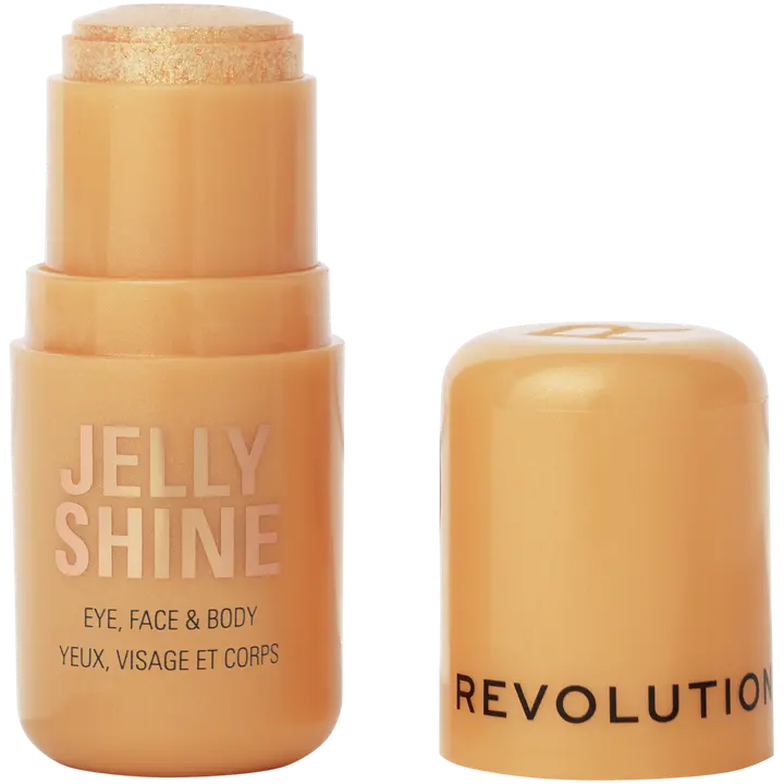 Revolution jelly shine eye, face & body monikäyttö meikkipuikko 5,5g celestial gold