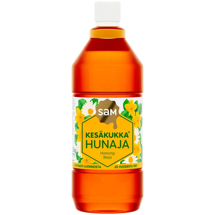 Hunajainen SAM Kesäkukka Hunaja 1,5Kg