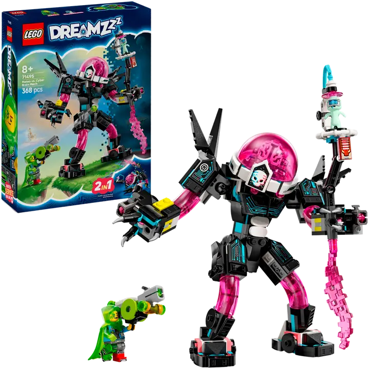 LEGO® DREAMZzz 71495 Mateo vastaan kyberälykkörobotti