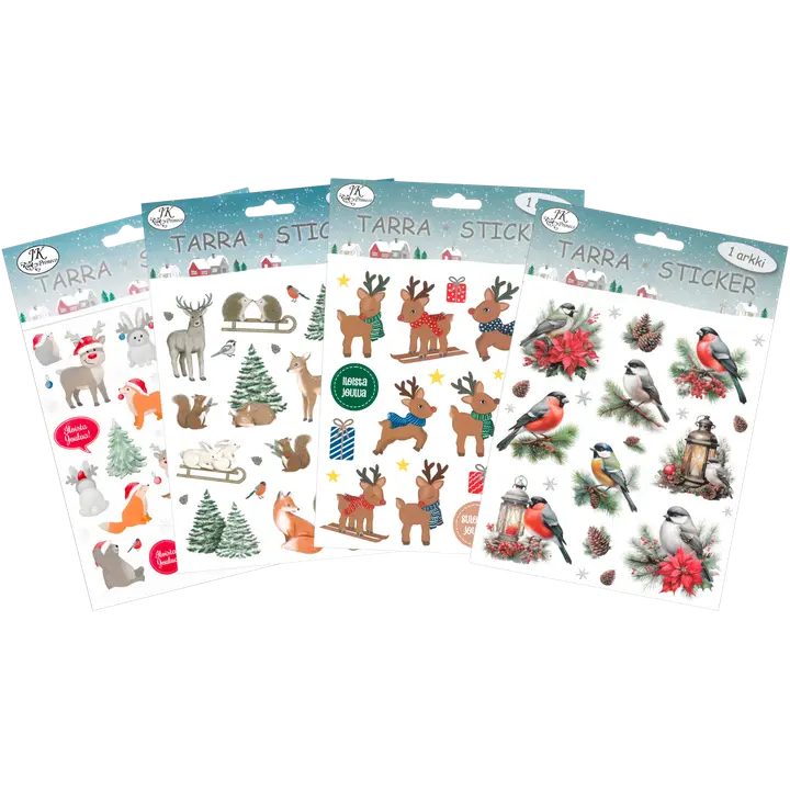 J.K. Primeco tarra-arkki Joulueläimet