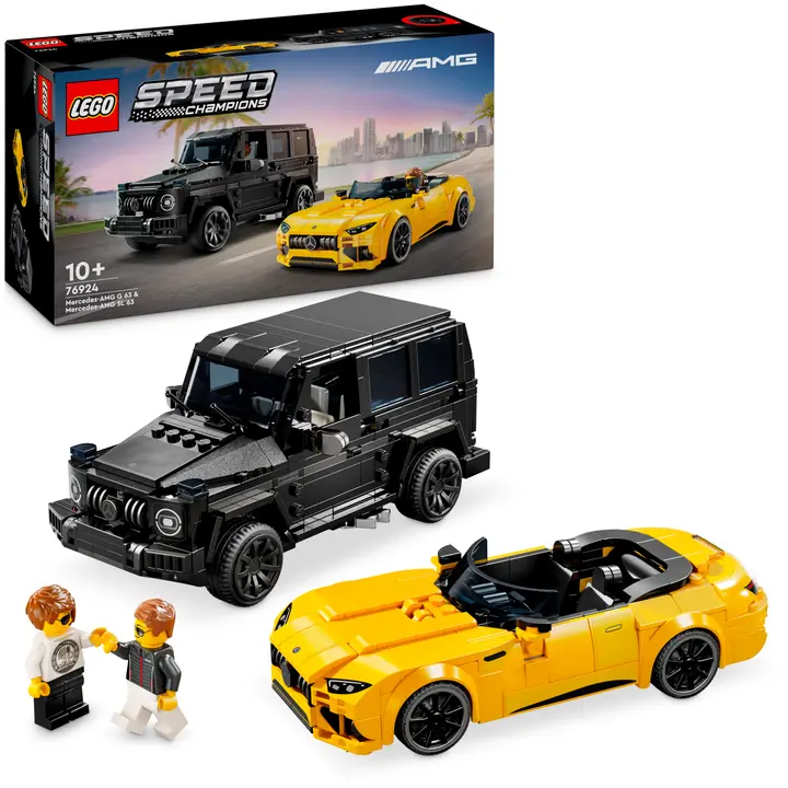 LEGO® Speed Champions 76924 Mercedes-AMG G 63 ja Mercedes-AMG SL 63