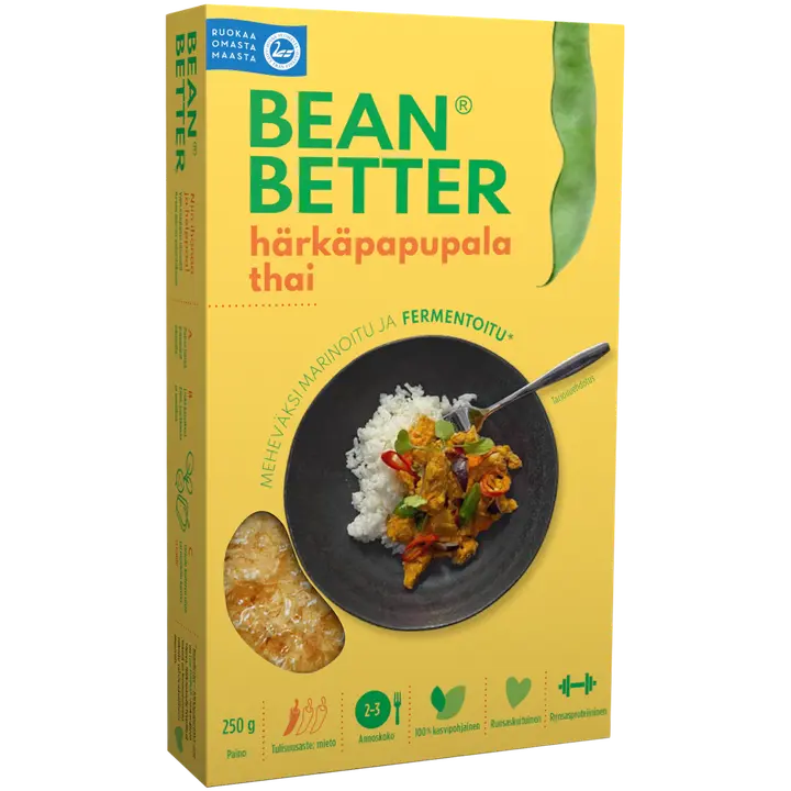 Bean Better Thai Pala 250 g Marinoitua Fermentoitua härkäpapupalaa