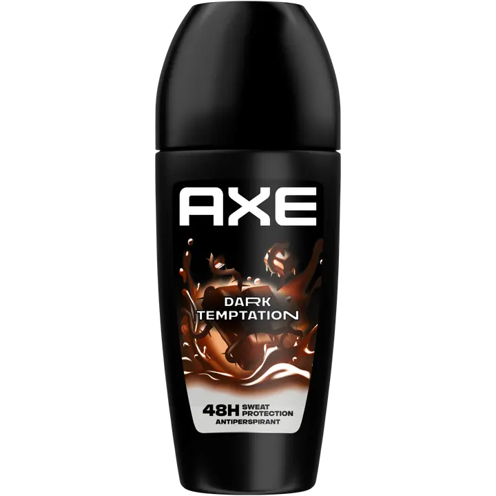 Axe  Dark Temptation Antiperspirantti Deodorantti Roll-on  kuivuu iholla 2 kertaa tavallista nopeammin   50 ml