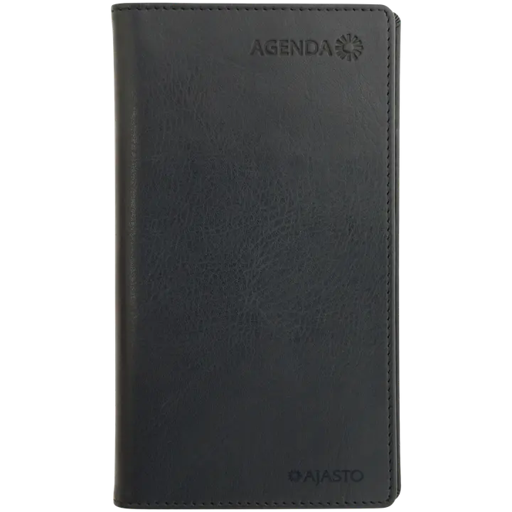 Ajasto taskukalenteri Agenda, musta