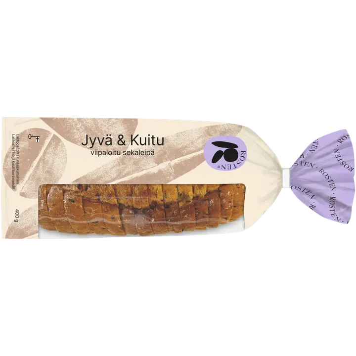 Rosten Jyvä & Kuitu viipaleet 400 g