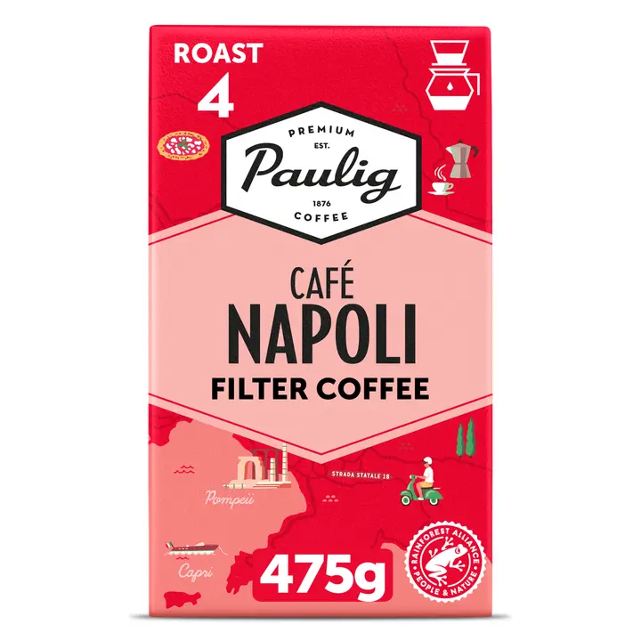 Paulig Café Napoli kahvi suodatinjauhatus 475g