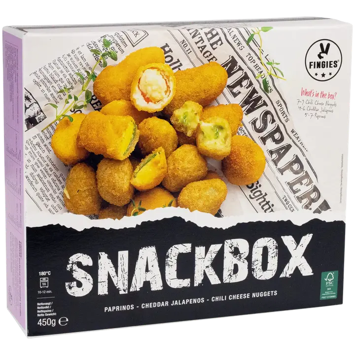 Dencon Foods Fingies Snackbox 450g esipaistettu