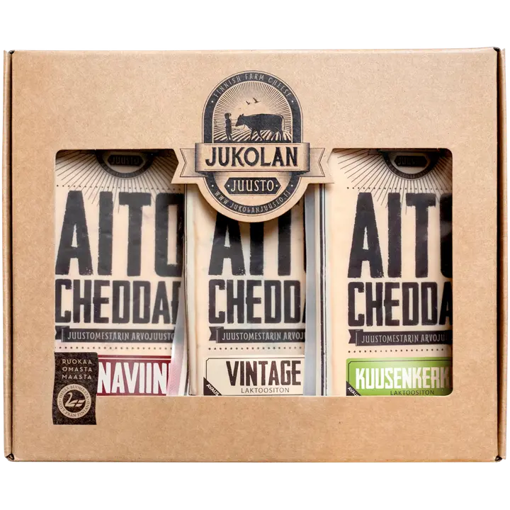 Aito Cheddar lahjapakkaus 2