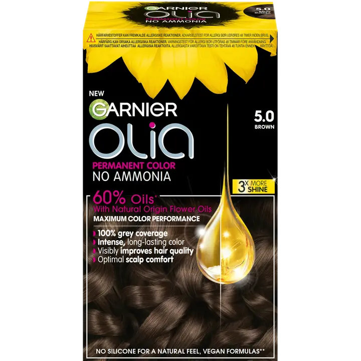 Garnier Olia 5.0 Brown kestoväri 174ml