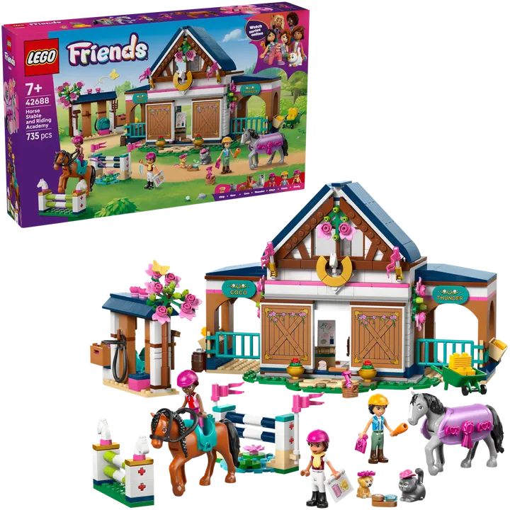 LEGO® LEGO Friends 42688 Hevostalli ja ratsastuskoulu