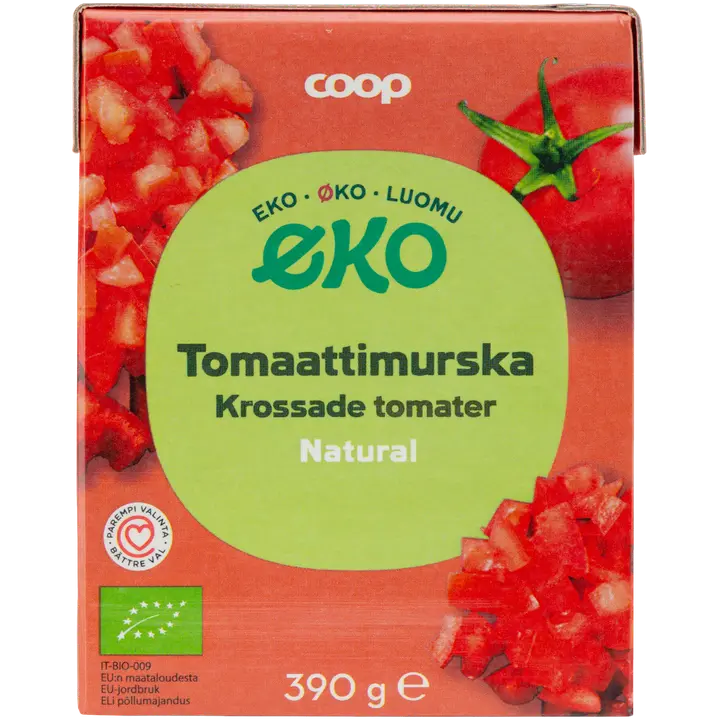 Coop Eko tomaattimurska luomu 390 g