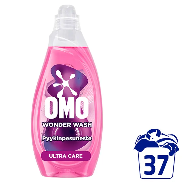 Omo Wonder Wash Ultra Care pyykinpesuneste 1,48 l 37 pesua
