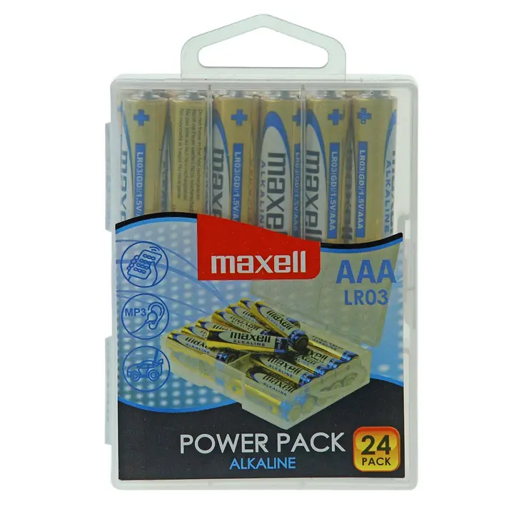 Maxell LR03 (AAA) paristot, säästöpakkaus 24 kpl