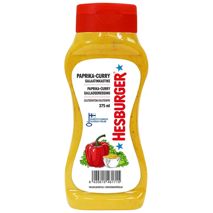 Hesburger Paprika-curry salaatinkastike 375ml
