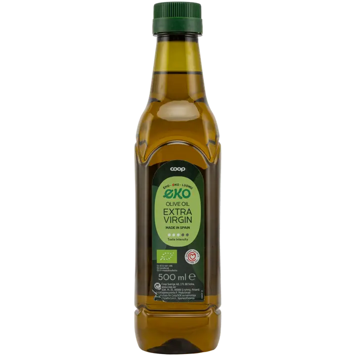 Coop ekstra-neitsytoliiviöljy luomu 500 ml